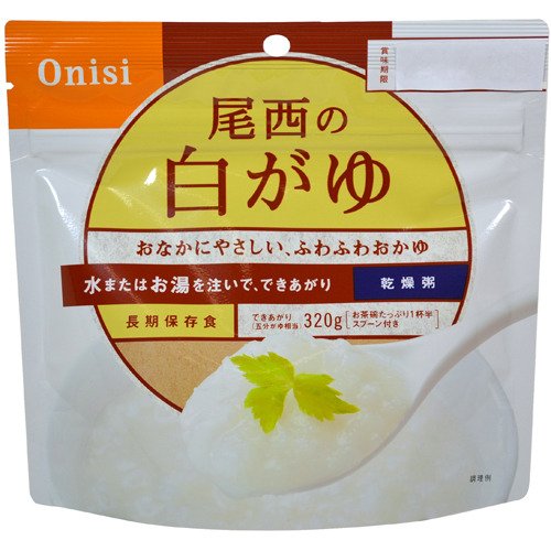 尾西食品 白がゆ 40g　801-KE