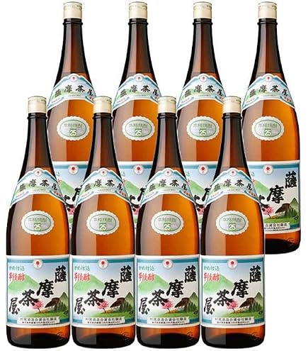 Amazon.co.jp: 薩摩茶屋 25度 1800ml×6本 芋焼酎 村尾酒造 : 食品