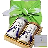 きよ泉 御供 宇治茶ギフト 150g×2 玉露 煎茶 風呂敷包み 熨斗付き 宇治茶 高級ギフト 緑茶セット 茶葉 お茶ギフト 緑茶 土産 贈