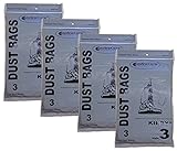 (4) - 12 Kirby Style 3 197289 Vacuum Bags Generation 3, G3, Heritage II, Legend, G4 G5 G6 G7 UltG DE