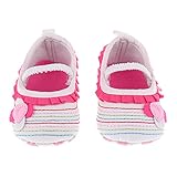 Prettyia ベビー　ソフトソール　シューズ　通気性良い　幼児靴　　新生児　ガールズ　ボーイズ　おしゃれ　アンチスリップ　全3サイズ3色選べ - 白, L
