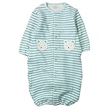 《H28年秋冬物》(日本製) Pample Mousse(パンプルムース) ジャズネップボーダーWF動物ワッペン付き2WAYドレス 50cm ~ 70cm /SA NO.DP-63553