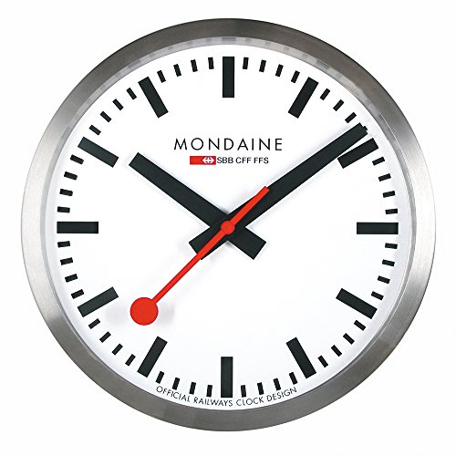 MONDAINE (モンディーン) 掛け時計 ウォール クロック A990.CLOCK.16SBB(中古品)