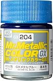 GSI クレオス(GSI Creos) Mr.カラーGXシリーズ GXメタルブルー メタリック色 18ml 模型用塗料 GX204
