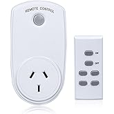 MAX COOL Universal Home Wireless Power Switch Mains Sockets and Remote Controllers AU Plug (1 Plug +1 Remote Control (Without