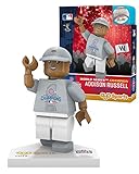 MLBシカゴ・カブスAddisonラッセルワールドシリーズTシャツLimited Editionミニフィギュア、スモール、ホワイト