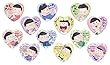 おそ松さん ハートカンバッジコレクション BOX商品 1BOX=12個入り、全12種類