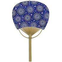 Amazon.co.jp: 四国団扇 うちわ 花火小紋 約20×32cm : ホーム