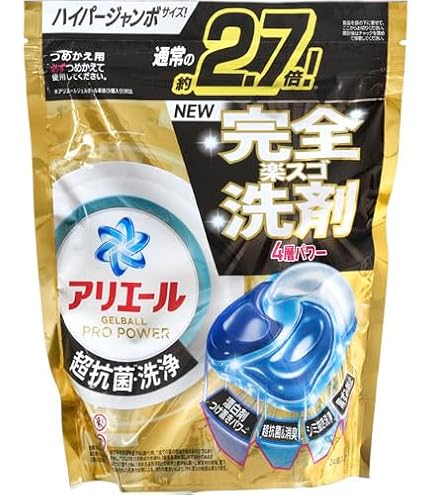 Amazon.co.jp: アリエールジェルボールプロ 部屋干し用 つめかえ