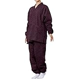 [KYOETSU] [キョウエツ] 作務衣 レディース 冬 フリース さむえ 女性