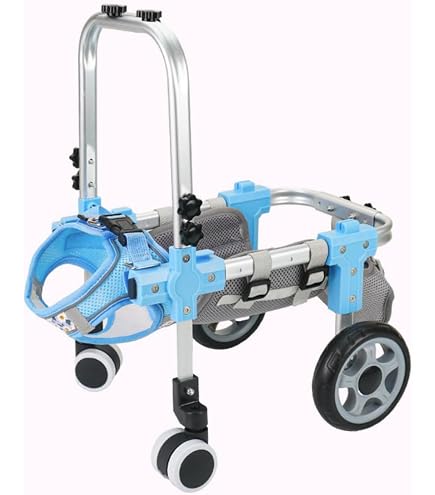 Amazon.co.jp: 犬 車椅子 前足をサポートする4輪犬用車椅子、 前足負傷