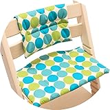 ストッケ トリップ トラップ 用 オリジナル 専用カバー 撥水 撥油 日本製 (専用カバー, ガーデングリーン・水玉)