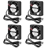 4 パック USB ブラシレス冷却ファン 40 mm 高パフォーマンス DC 5 v 速度 4200 RPM 小型アプライアンス シリーズ交換デスクトップ用