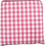 【前から取り出しタイプ】座布団ケース 座布団カバー ギンガムチェックピンク柄 入園 入学 幼稚園 保育園 プレスクール　小学校 ロリポップ