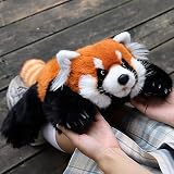 Chongker レッサーパンダのぬいぐるみがリアルでリアル、完全手作りの小熊猫ぬいぐるみ、Kevin