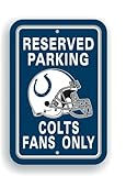 Indianapolis Colts 12 x 18駐車場サイン