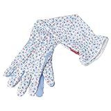 ガーデングローブ ロング 花柄 ブルー