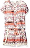 Jessica Simpson Toddler Girls' Short Romper Pch Amber Print 3T [並行輸入品]