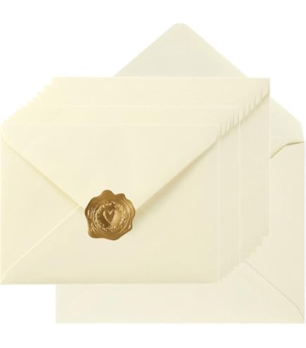 50 Pack 5x7 Envelopes For Invitations Kraft Envelopes - View #10