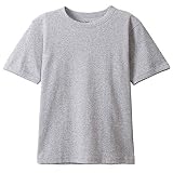 (へインズ) Hanes リブ クルーネック Tシャツ テレコ素材 ヘビーウエイト生地 カットソー ショートスリーブ メンズ レディース L 060_Gray HM1-R103