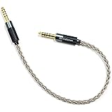 GUCraftsman 4.4mm五極バランス(オス)変換4.4mm五極バランス(オス)アダプターケーブル 6N単結晶銀ケーブル Zen DAC Zen CAN Oriolus BA300Sと互換性あり