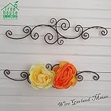 オリジナルアレンジが楽しめるワイヤーガーランド。ワイヤーガーランド中 2個入り　　40266