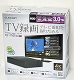 ELD-ETV030UBK(ブラック) TV向け外付けHDD 3TB USB3.1(Gen1) /3