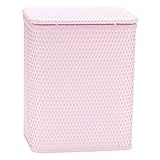 Redmonusa Redmon for Kids Chelsea Pattern Wicker Nursery Hamper, Crystal Pink by RedmonUSA