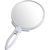 Amazon.co.jp: 永井興産 化粧鏡 卓上ミラー 手鏡 ホワイト 角度