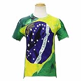 [ディーアンドジージュニア] D&G JUNIOR 子供服 半袖Tシャツ (ブラジル国旗) DGL4CT1P20 8Aサイズ