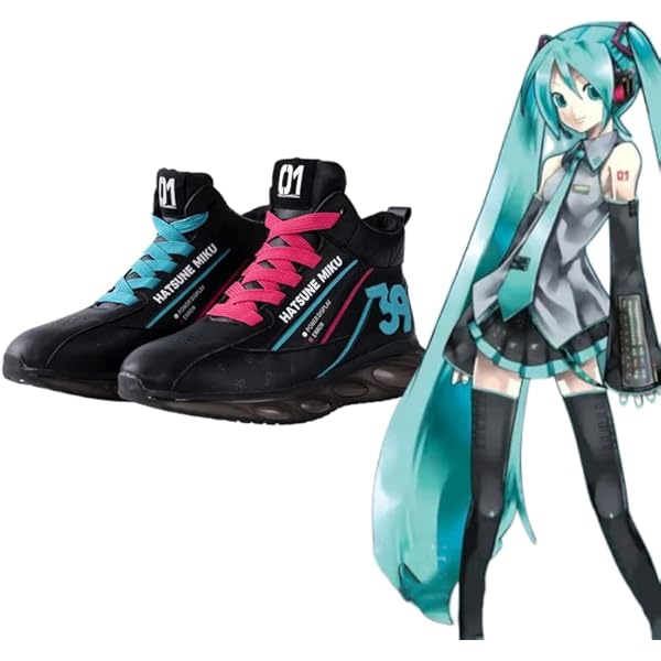 初音ミク　靴紐 Amazon.co.jp: [SHAOYAO] 靴 初音ミク スニーカー ファングッズ