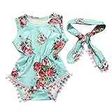 Gotd 新生児 幼児 ベビー女の子用 ロンパース ジャンプスーツ ボディスーツ 服装 服 18 Months