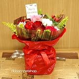 クリスマス限定 生花 季節のお花のスタンディングブーケ クリスマスVer. FL-CH-635