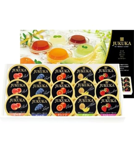 Amazon.co.jp: 詰め合せギフト BOX熟果ゼリーアソート 6個入×20セット