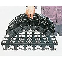 タキイ種苗　合体くん　タキイ根巻防止連結ポリ鉢 9cm 黒 24鉢/1枚 51w5kIonJoL._AC_UL210_SR210,