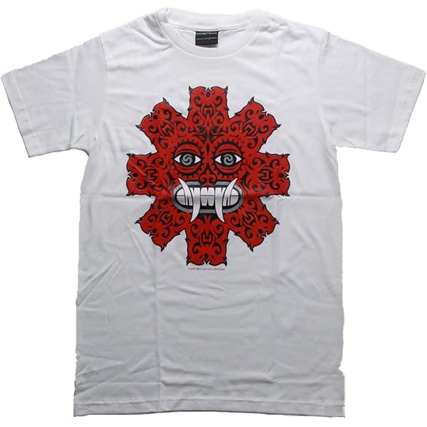 Amazon | [against] ロックTシャツ ヴィンテージ加工 Red Hot Chili