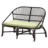 不二貿易 ラタン ソファ 2人 掛け ラブソファ 94965