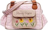 Pink Lining Blooming Gorgeous Changing Bag - Cream Bows on Pink
