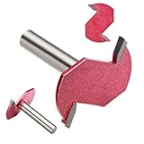 uxcell ルータービット　カッター　ストレートルーター　フルート　シャンク ベアリング