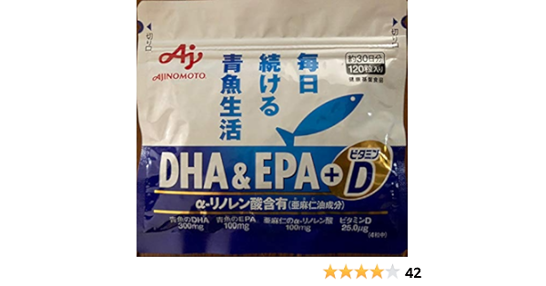 Amazon Ajinomoto Dha Epa ビタミンd 1粒入り袋 マルチ脂肪酸