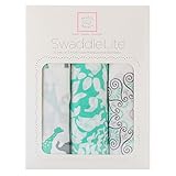 スワドルデザインズ Swaddle Designs スワドルライト Lush Lite 3枚セット SD-476SC SeaCrystal ベビー [並行輸入品]