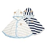 Piccolo(ピッコロ) パイルポンチョ (70～80cm) キムラタンの子供服 (34159-161b) グレー 70～80