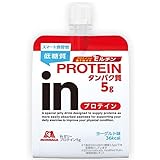 森永製菓 ウイダー インゼリー プロテイン 180g inゼリー ヨーグルト味 【商標登録番号 第6585805】 (5個)