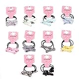 BIANHUAN リボン ヘアゴム 髪ゴム こども 20本セット ヘア輪ゴム 髪止め ヘアアクセサリー ヘアバンド ベビー ヘアバンド 子供 髪留め アクセサリー 髪飾 子供用 キッズ 女の子 かわい