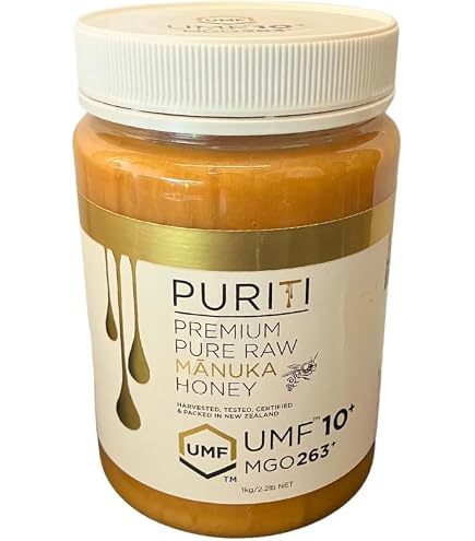 Puriti New Zealand Manuka Honey UMF 12+ MGO 350+, 1kg : Amazon.com