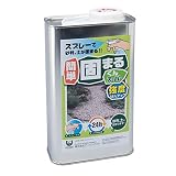 【1kg缶 材料のみ】 庭 の 砂利・ 土を固める 接着剤 【 かんたん固まるくんスーパー 】強度35％アップ スプレーするだけで砂利、砂、土が固まる