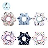 B.H. Select ベビー スタイ コットン 防水 おしゃれ 360度 回転 よだれかけ（ハンドタオルセット） (ボーイズ６枚セット)