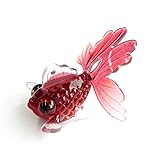 Craft Tamago 【1個】金魚 チャーム 立体 29*29mm 金魚【深紅】