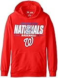 MLB Washington Nationalsメンズsa2フリースパーカー L レッド