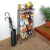 4段 天板付きシューズラックホワイト